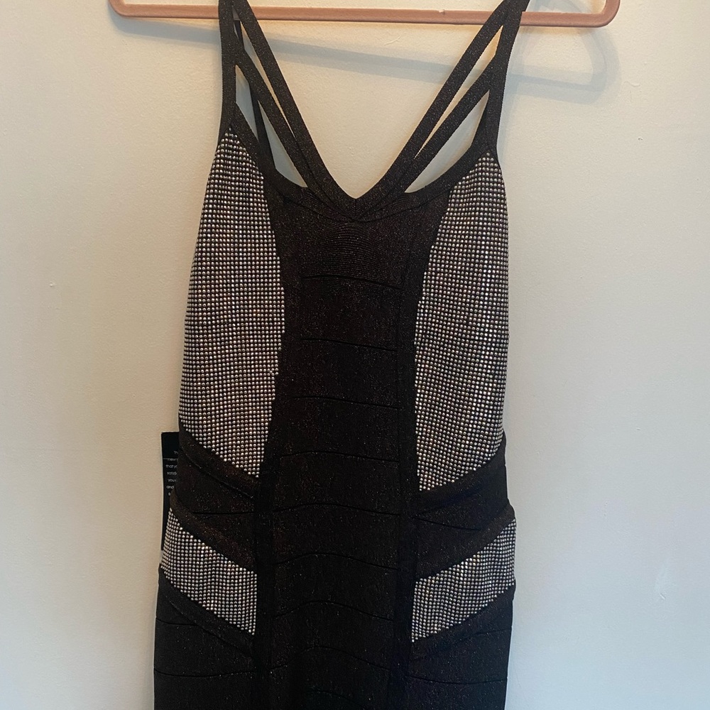 Bebe Downtown Studded Bandage Dress. Size M, brand new.